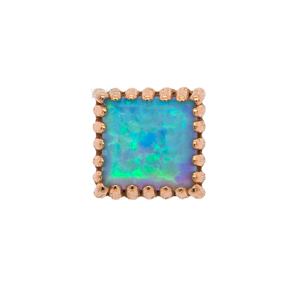 threadless: Square Opal in Gold