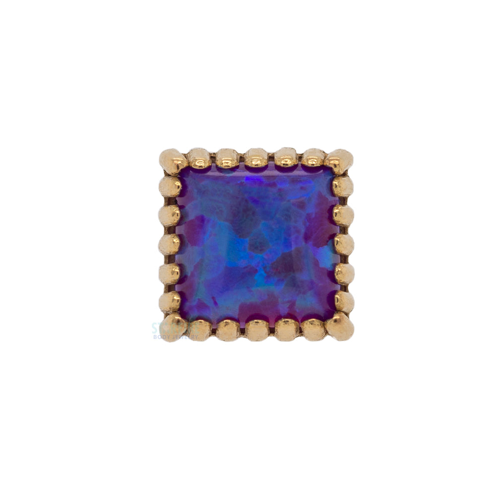 threadless: Square Opal in Gold