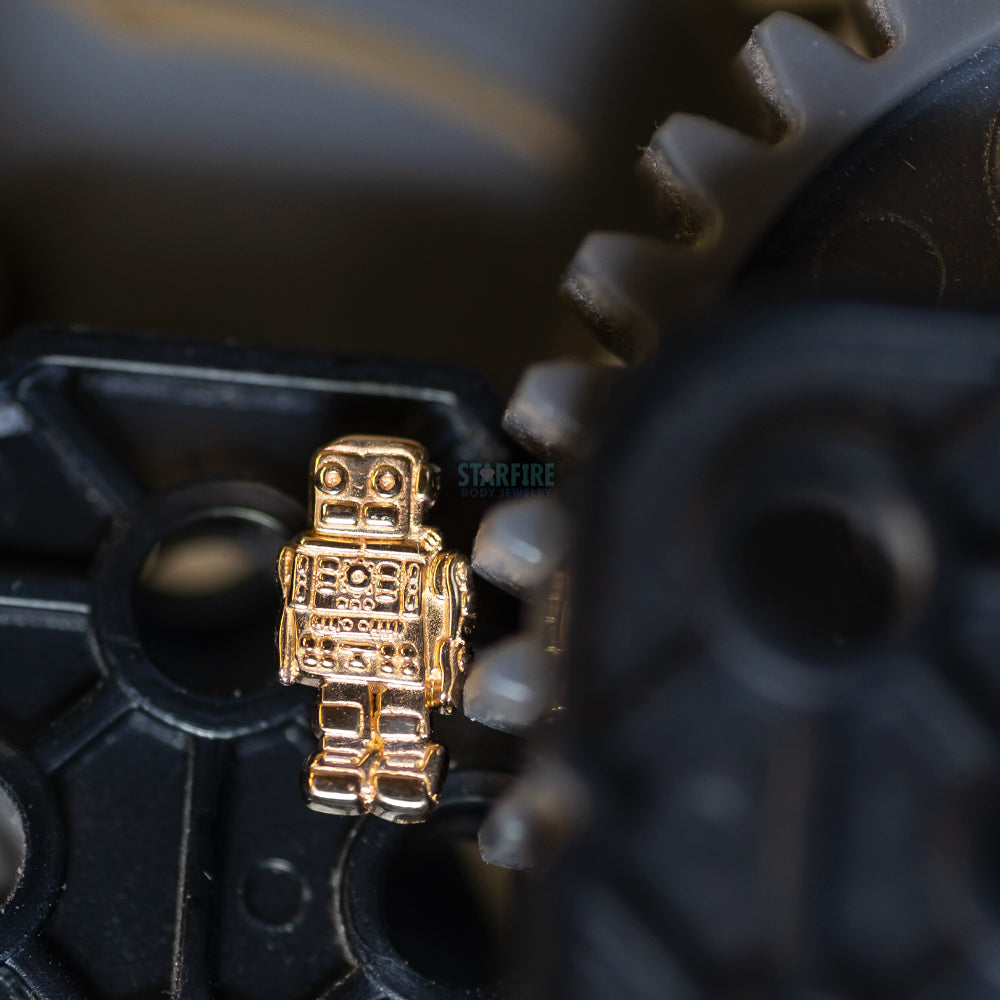 threadless: Robot End in Gold