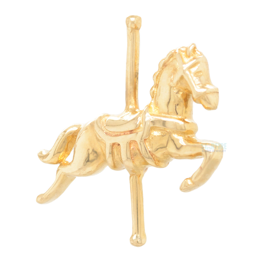 threadless: "Pony Ride" End in Gold