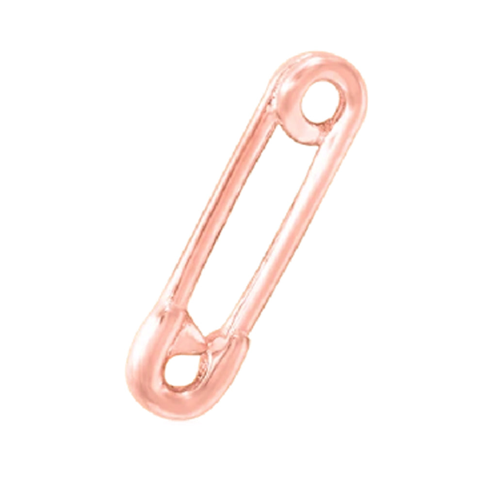 threadless: Safety Pin End in Gold