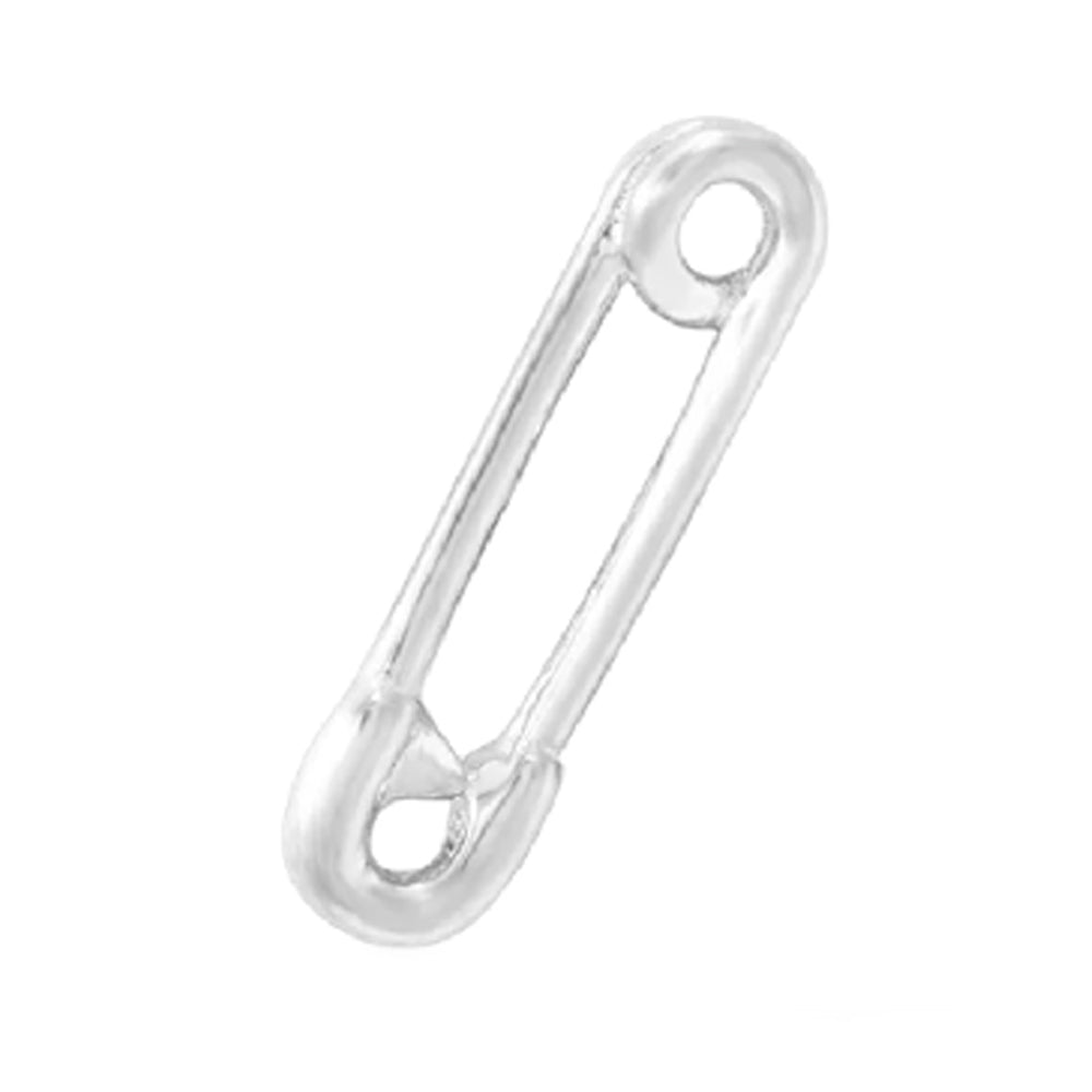threadless: Safety Pin End in Gold