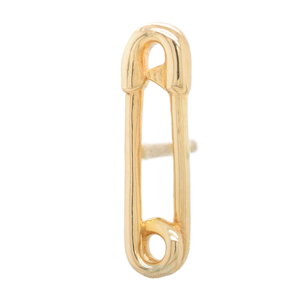 Junipurr Jewelry threadless: Safety Pin End in Gold – Starfire Body ...