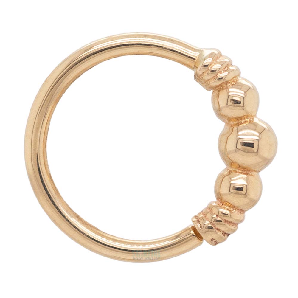 "Myla" Seam Ring in Gold