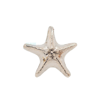 Sea Star Threaded End in Gold