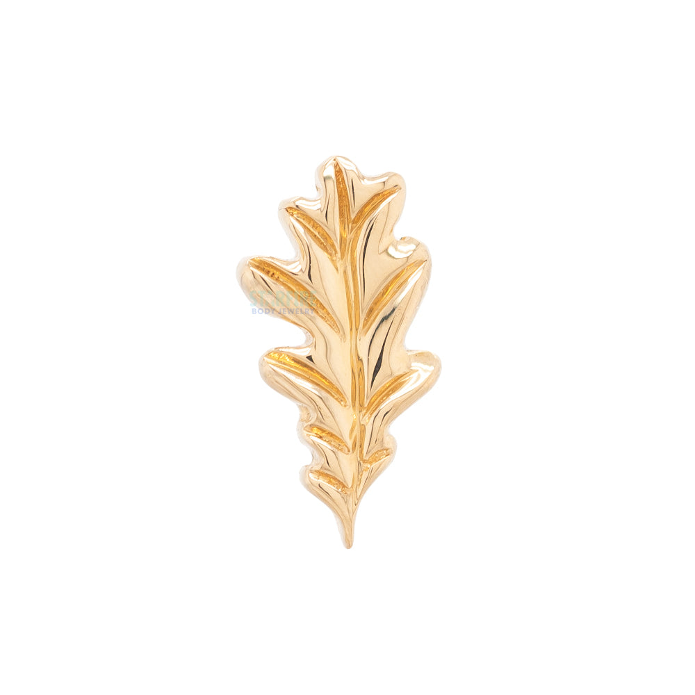threadless: Oak Leaf End in Gold