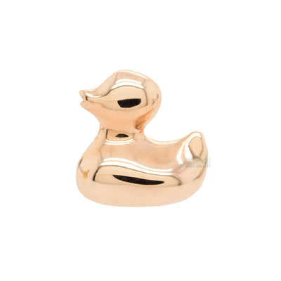 "Ducky" Threaded End in Gold