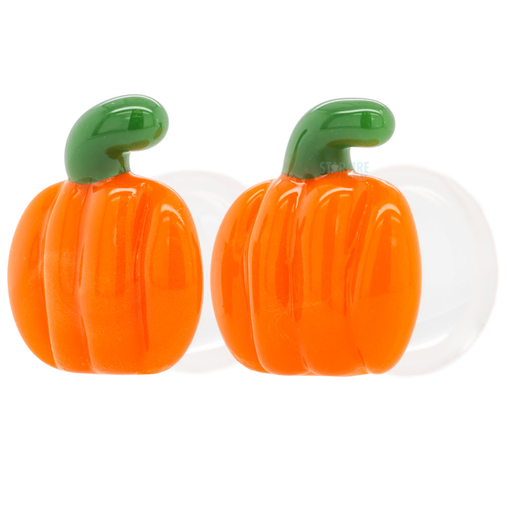 Pumpkin Glass Plugs