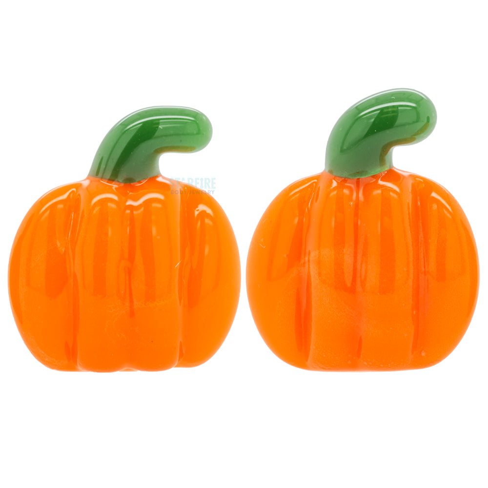 Pumpkin Glass Plugs