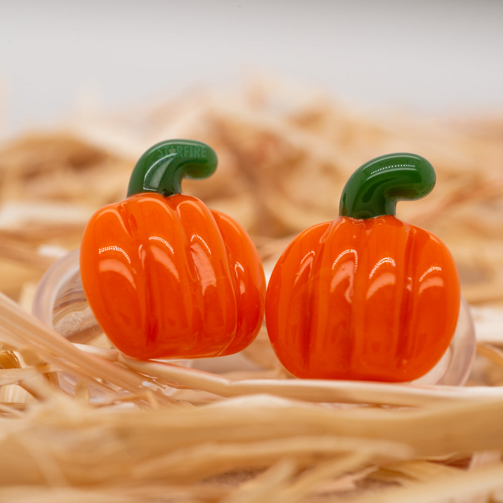 Pumpkin Glass Plugs