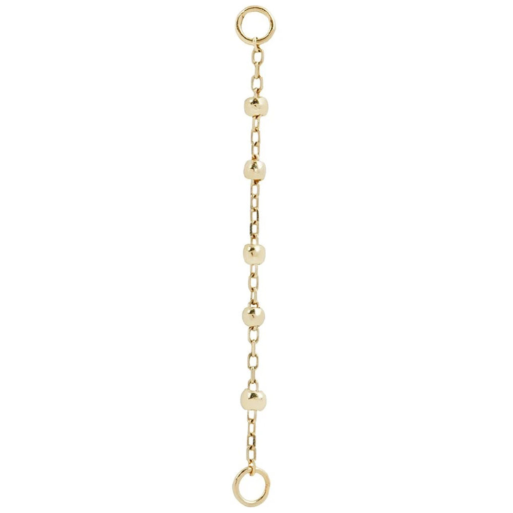 5 Bead Chain Attachment in Gold