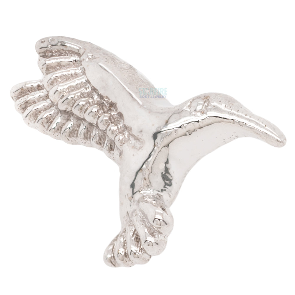 Hummingbird Large Threaded End in Gold