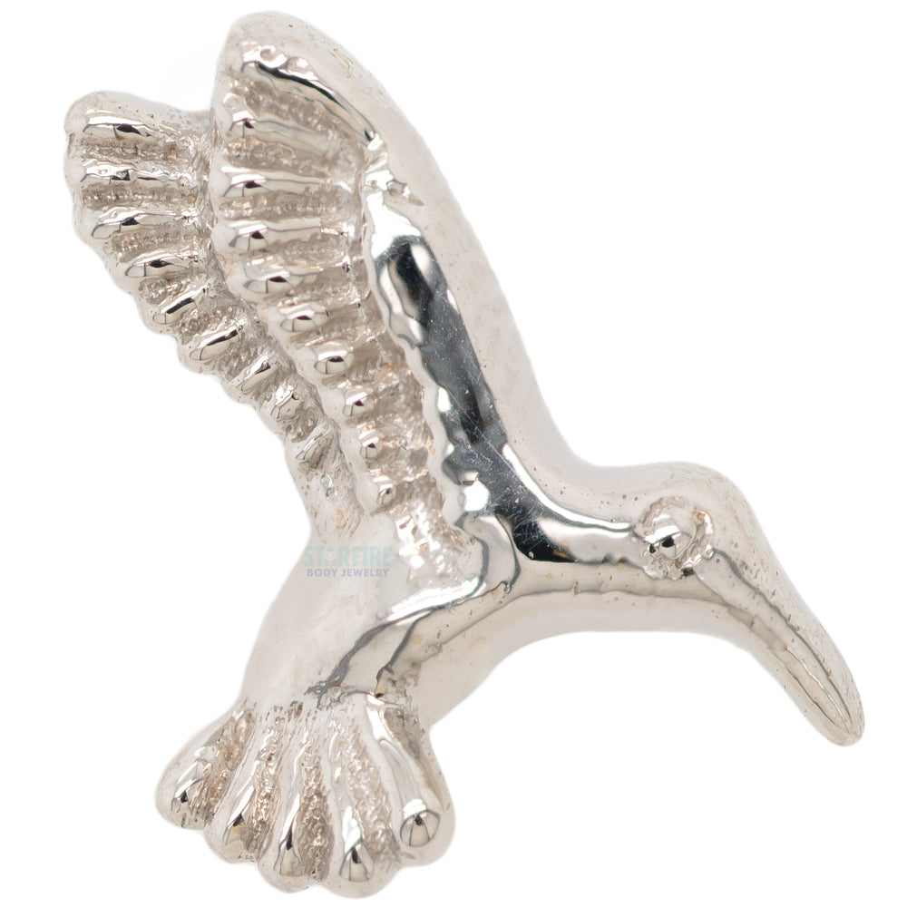 Hummingbird Large Threaded End in Gold
