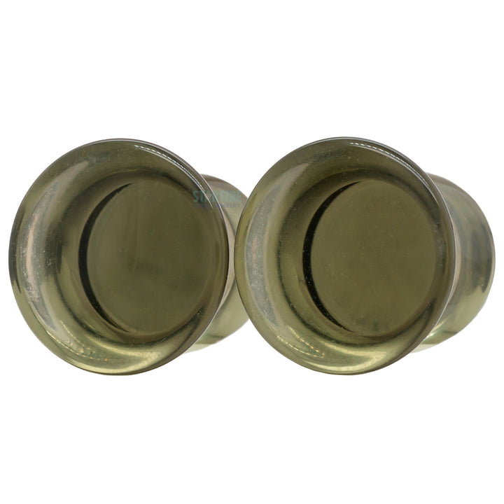 Mayan Style Stone Plugs - Grey Quartz
