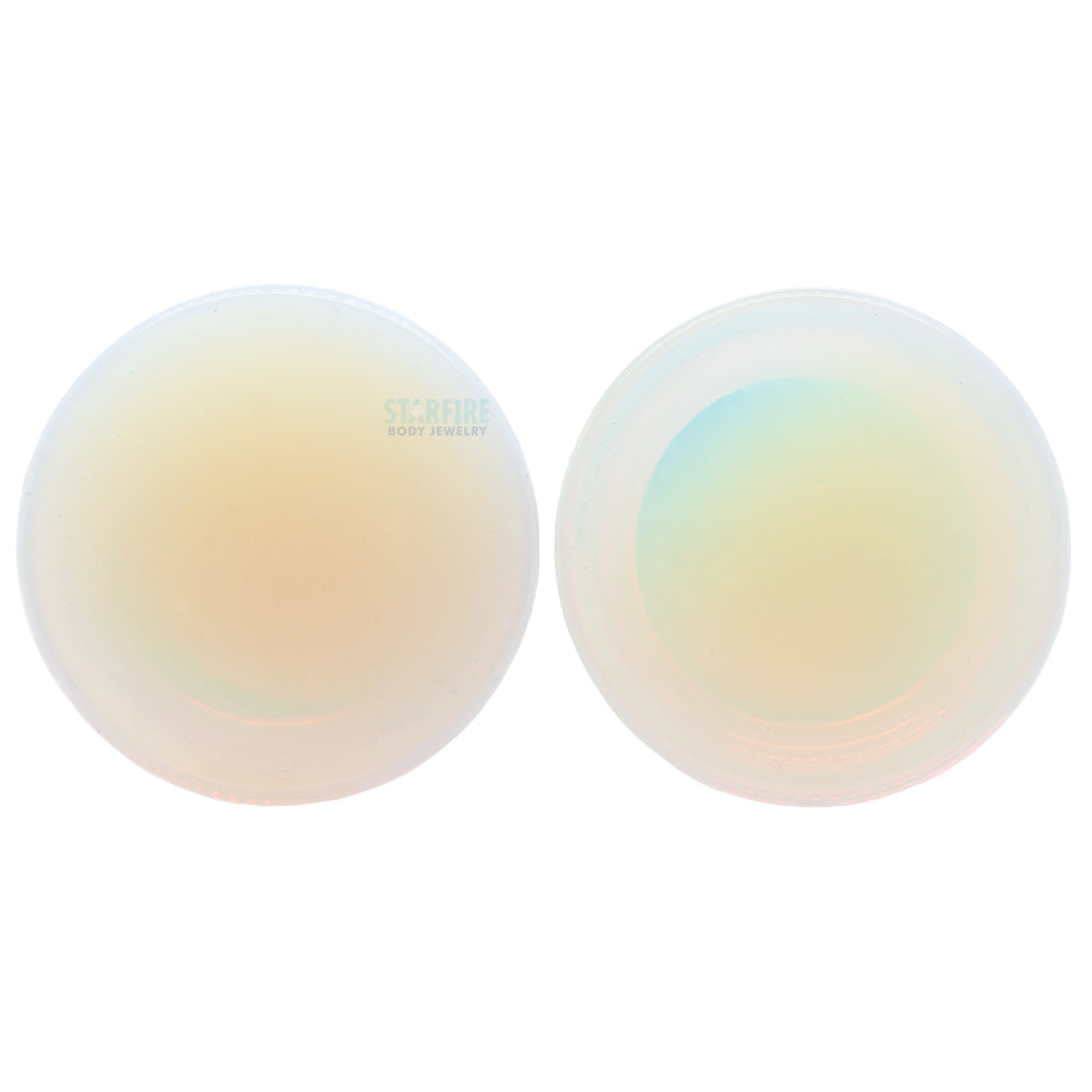 Mayan Style Stone Plugs - Opalite