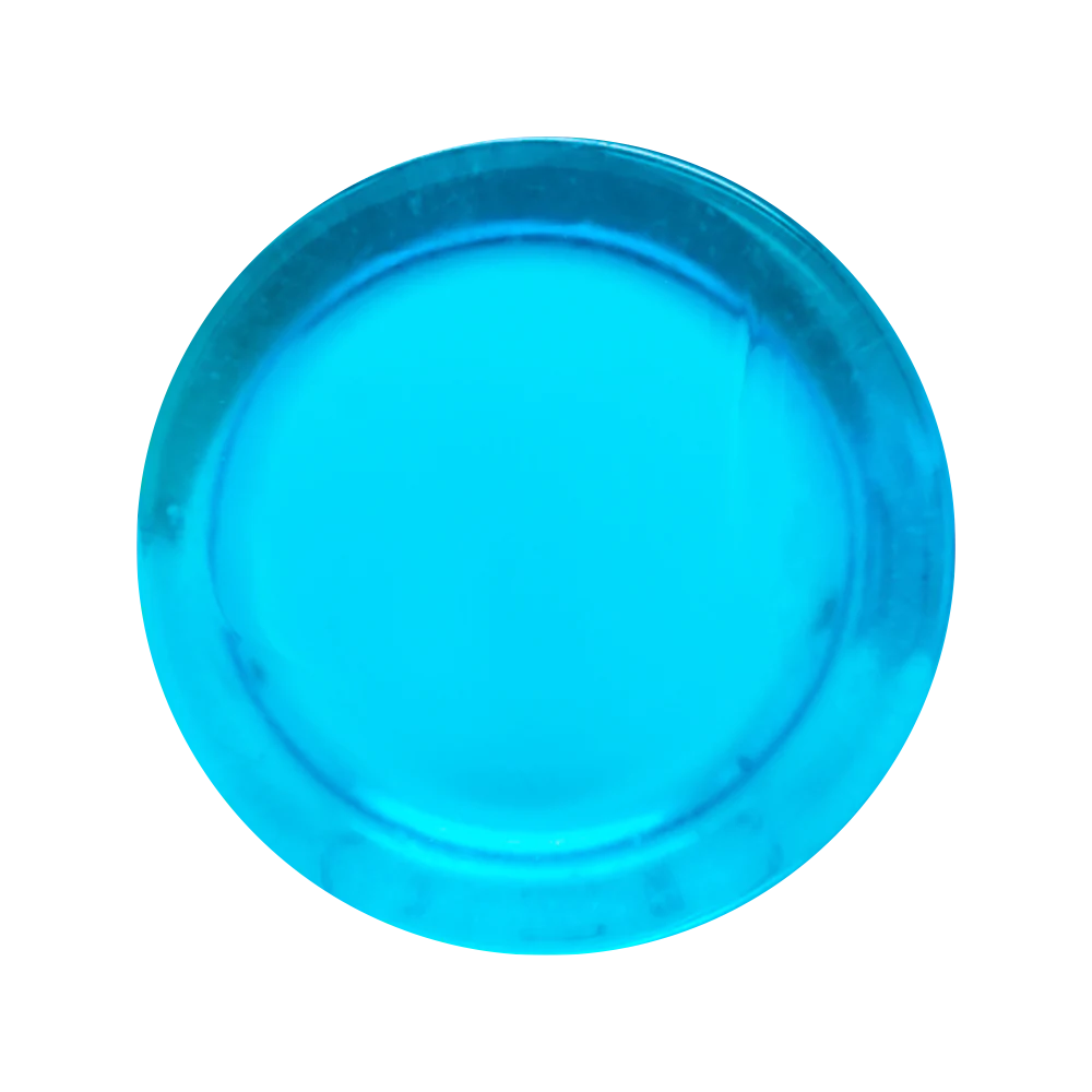 Mayan Style Stone Plugs - Sapphire Blue Quartz