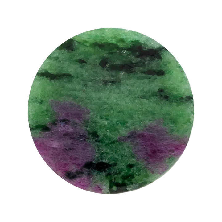 Mayan Style Stone Plugs - Ruby in Zoisite