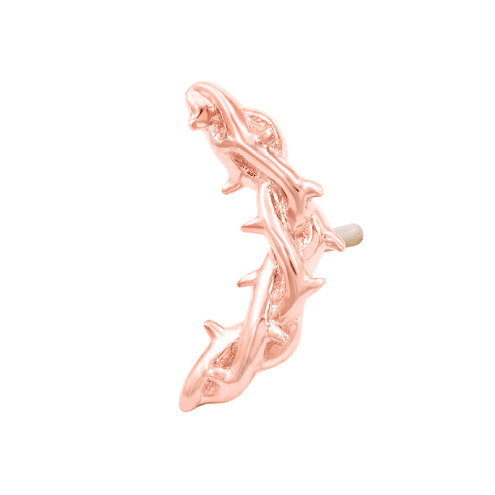 threadless: Thorn Arc End in Gold