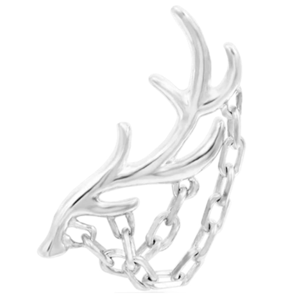 threadless: Chained Antler End in Gold