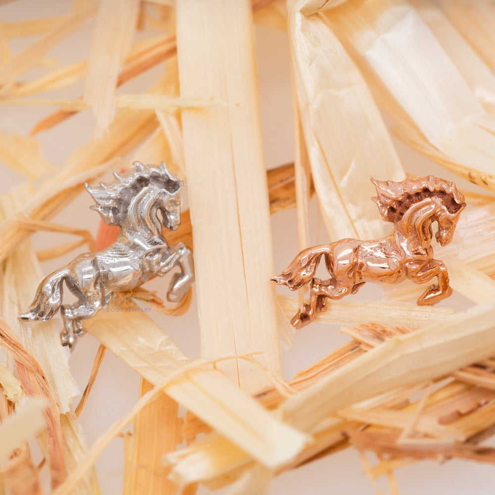 threadless: Horse Pin in Gold