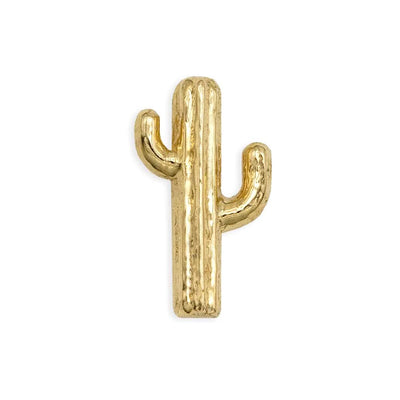 threadless: Cactus Pin in Gold