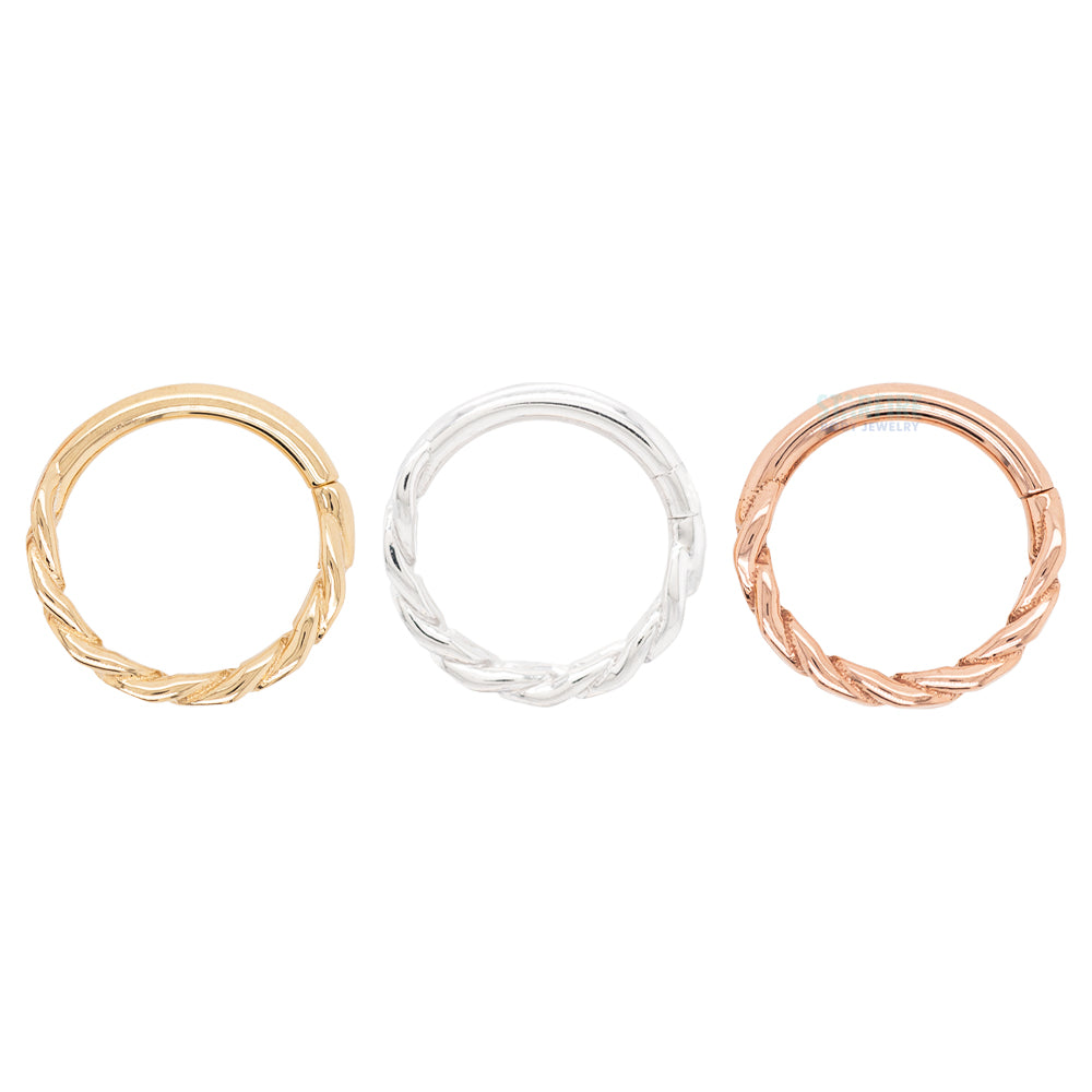 "Downtown" Continuous Ring in Gold