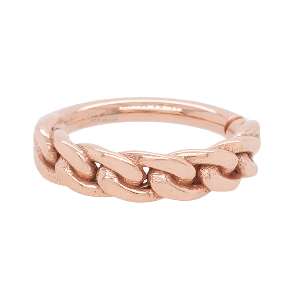 "Downtown" Continuous Ring in Gold