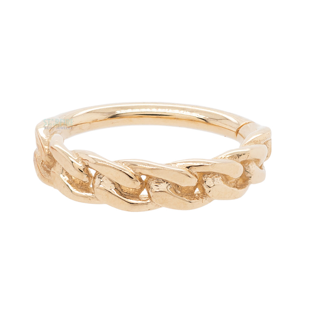 "Downtown" Continuous Ring in Gold