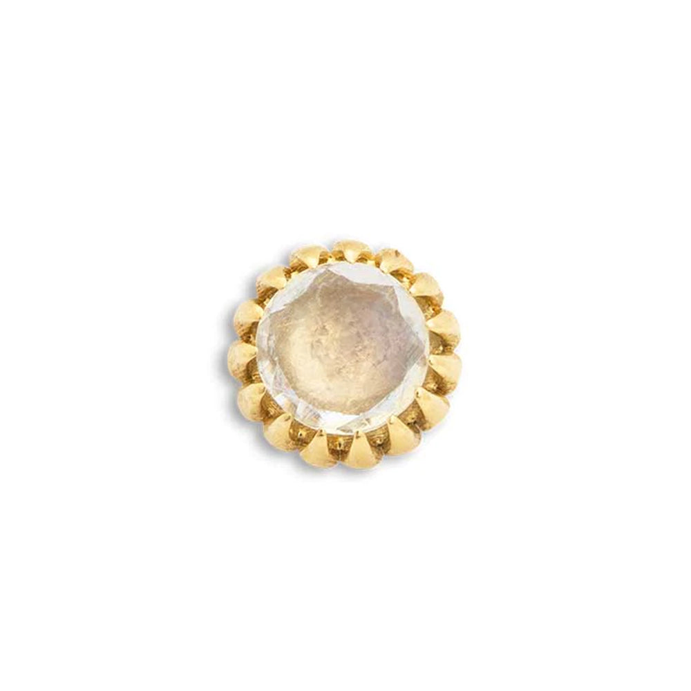 threadless: "Adore" Pin in Gold with Gemstone
