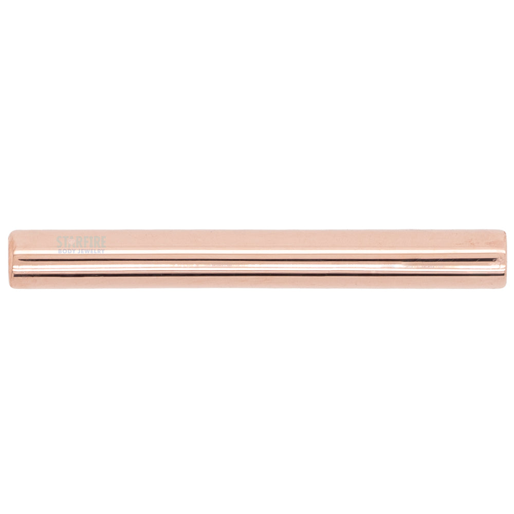 threadless: Gold Straight Barbell Shaft