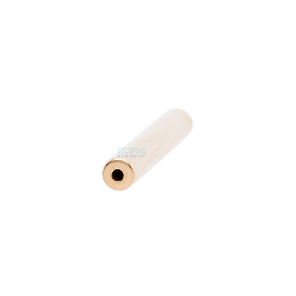 threadless: Gold Straight Barbell Shaft