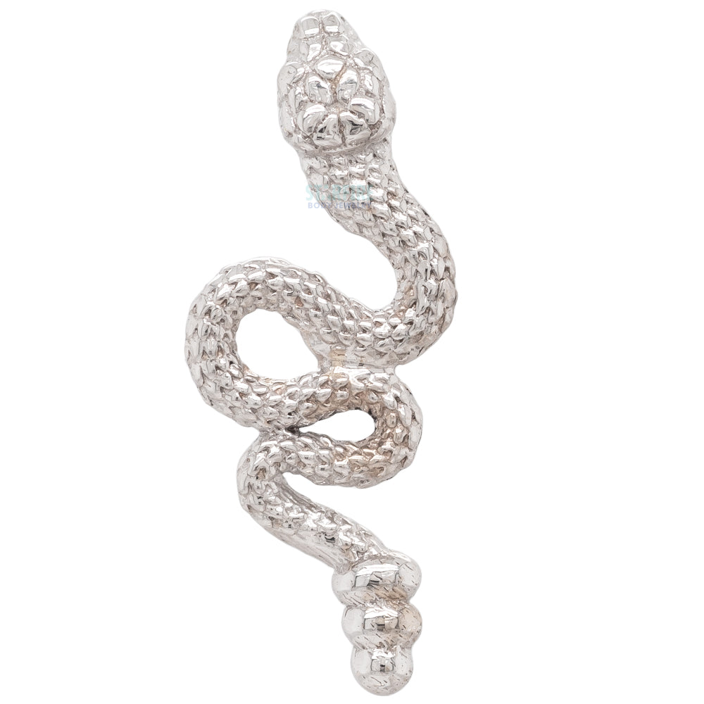 threadless: "Slither Snake" Pin in Gold