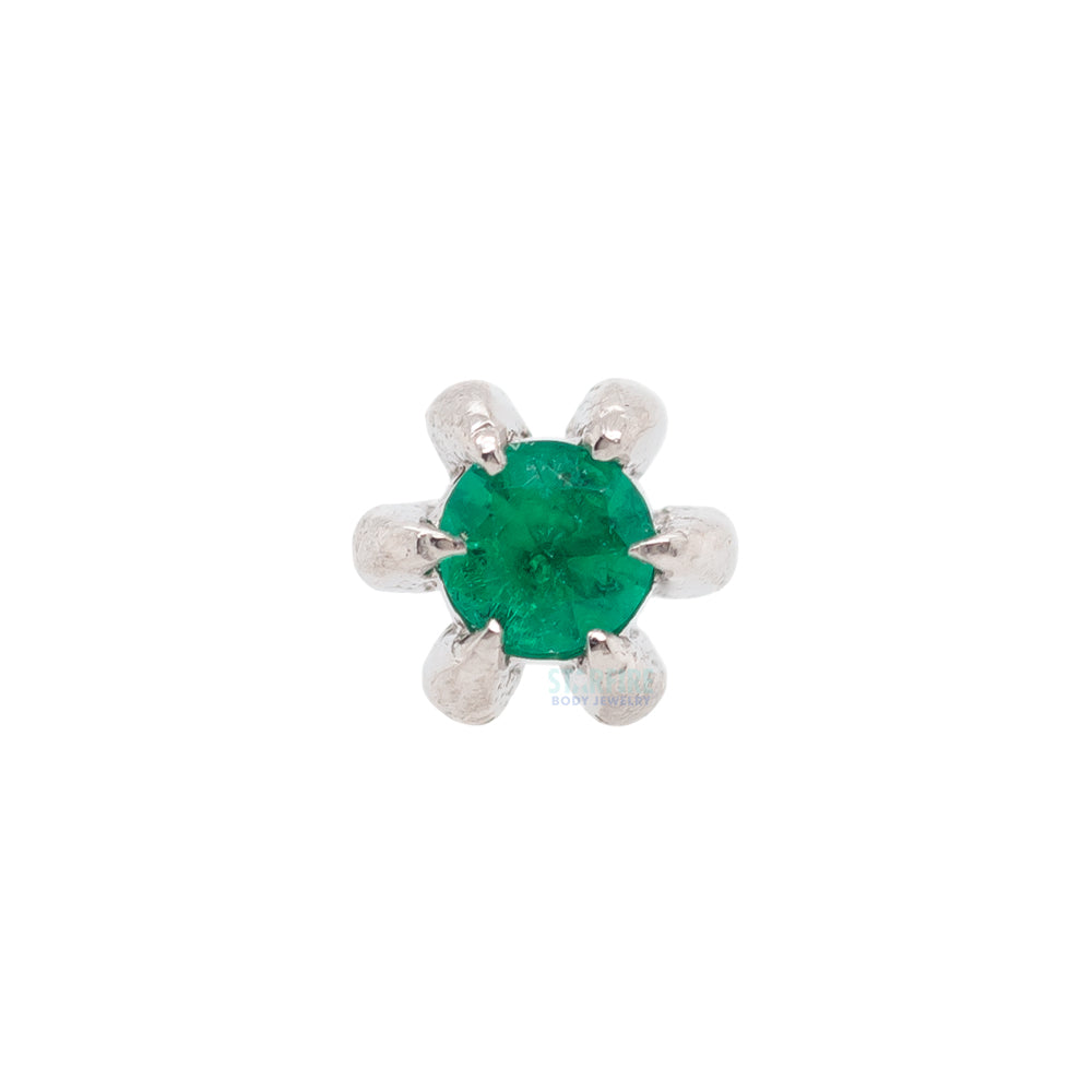 threadless: Solitaire Prong Pin in Gold with Gemstone
