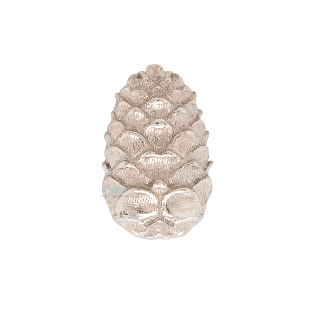 Pine Cone Threaded End in Gold
