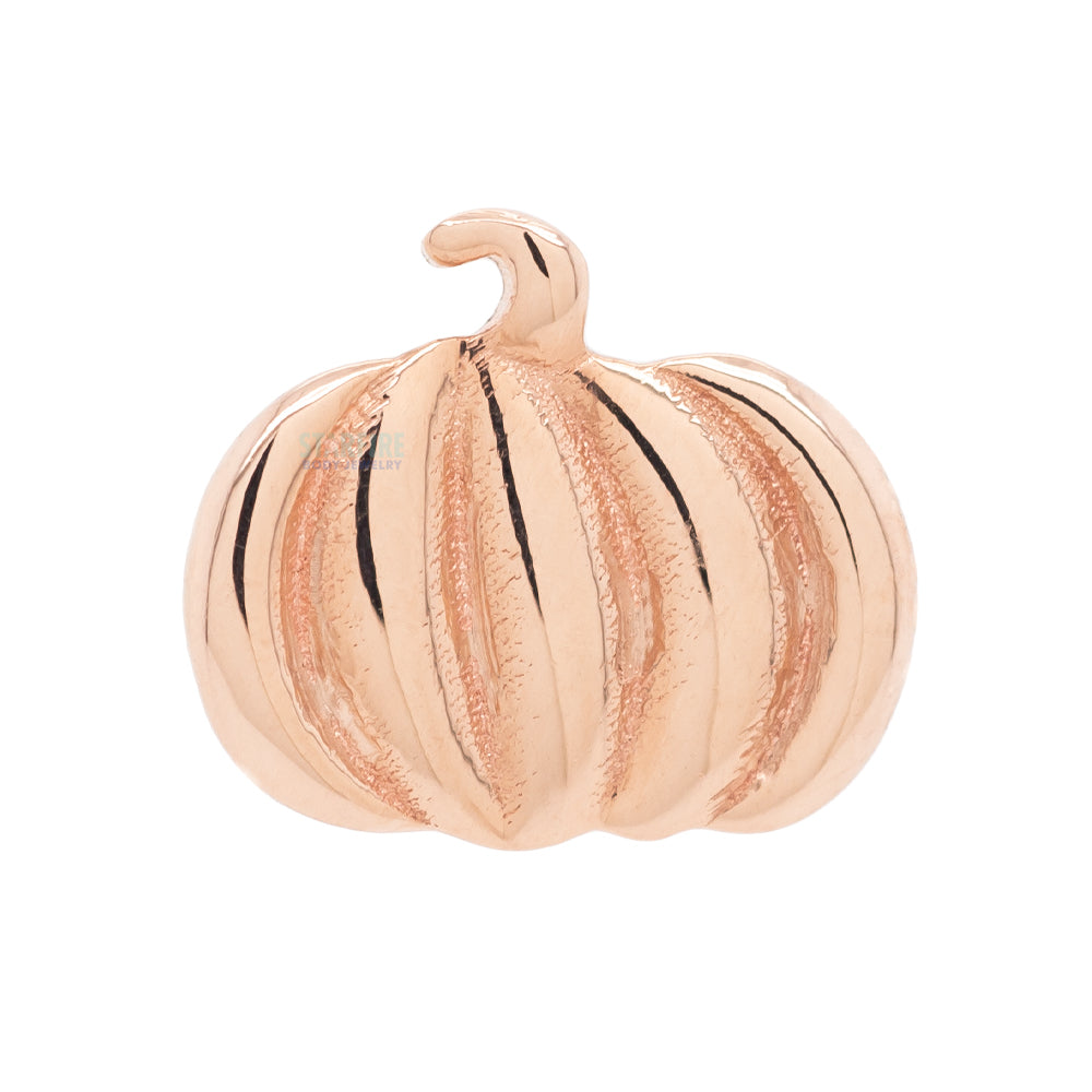 Pumpkin Threaded End in Gold