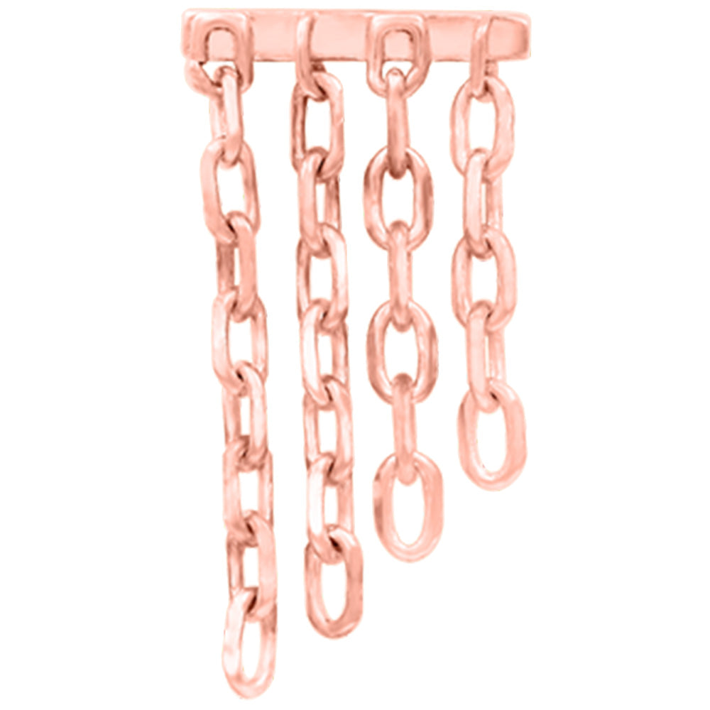 threadless: "Imogen" End with Chains in Gold