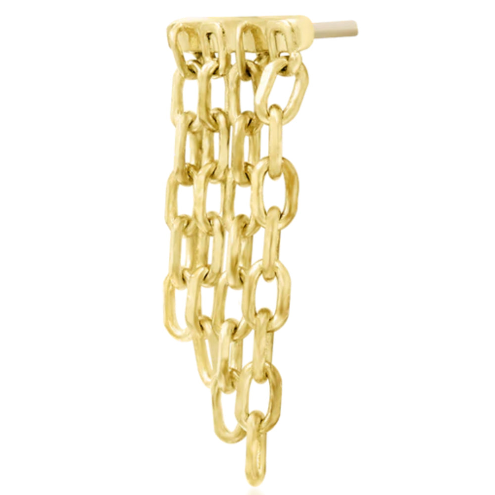 threadless: "Imogen" End with Chains in Gold