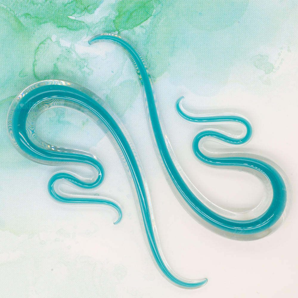 Glass River Snakes - Captured Aqua