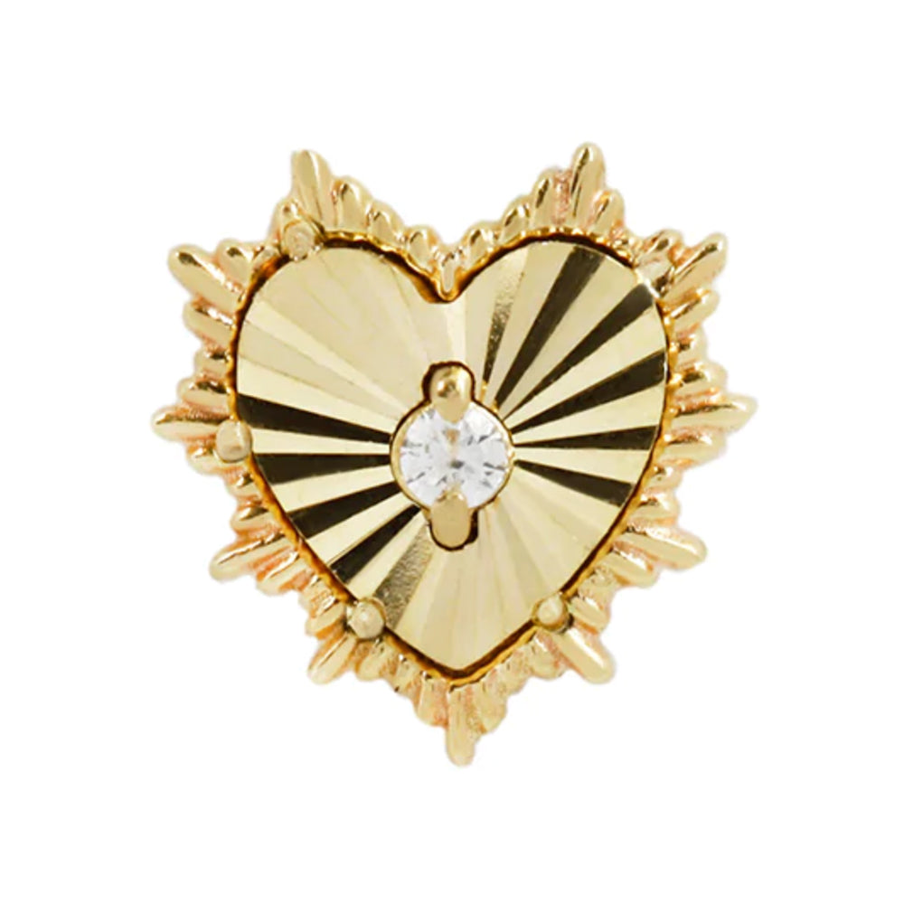 threadless: "Bad Romance" End in Gold with CZ