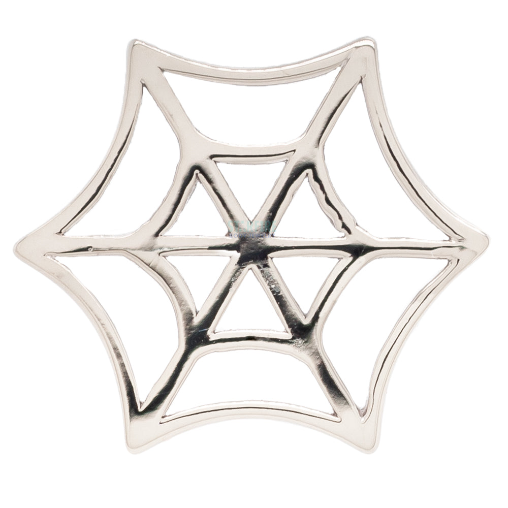 Spiderweb Threaded End in Gold