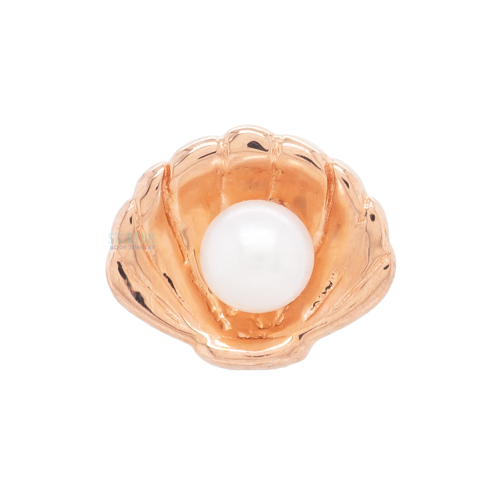 threadless: "Shellby" End in Gold with Pearl