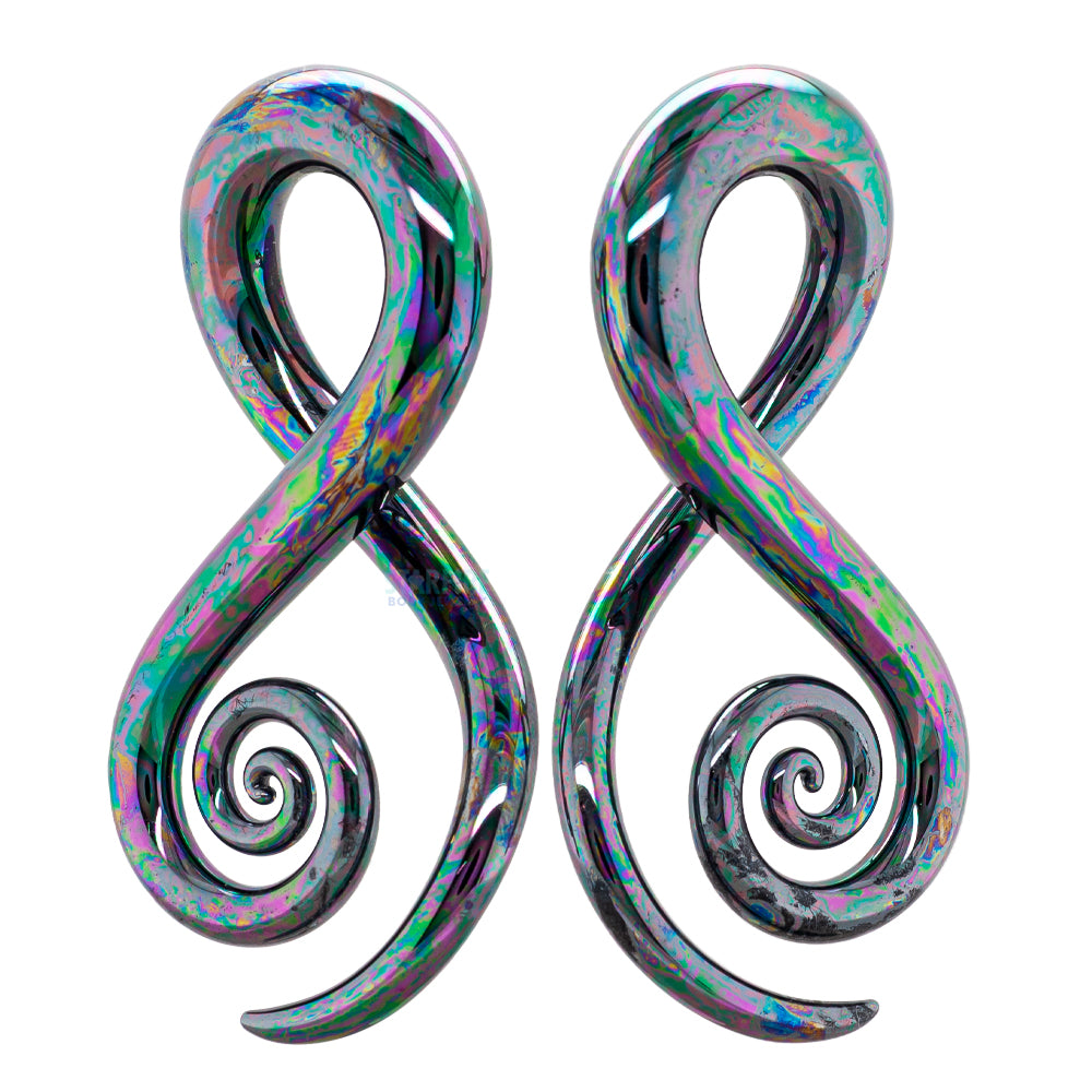 Glass Bobtail Squids - Oil Slick Raven