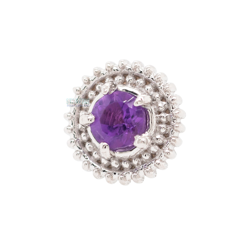 threadless: "Hypnotize" Pin in Gold with Gemstone