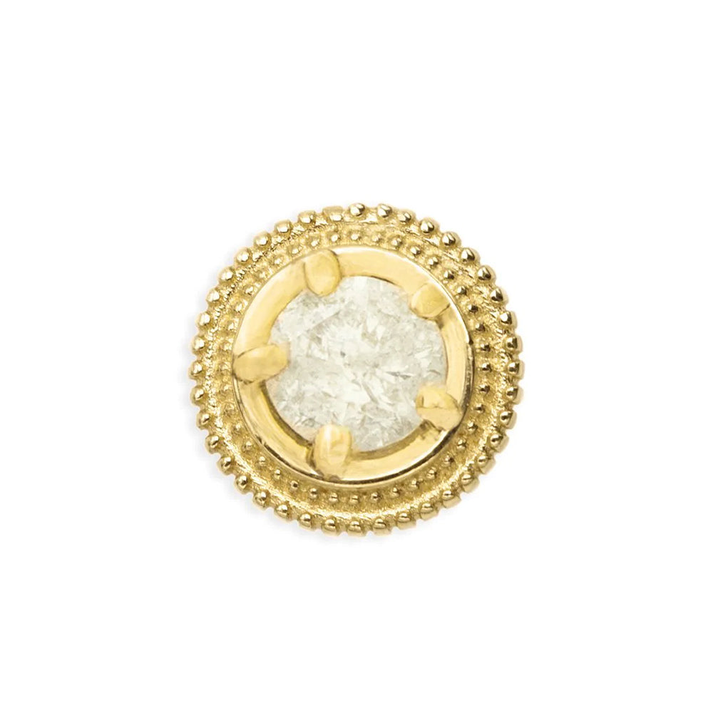 threadless: Hypnotize Pin in Gold with Gemstone
