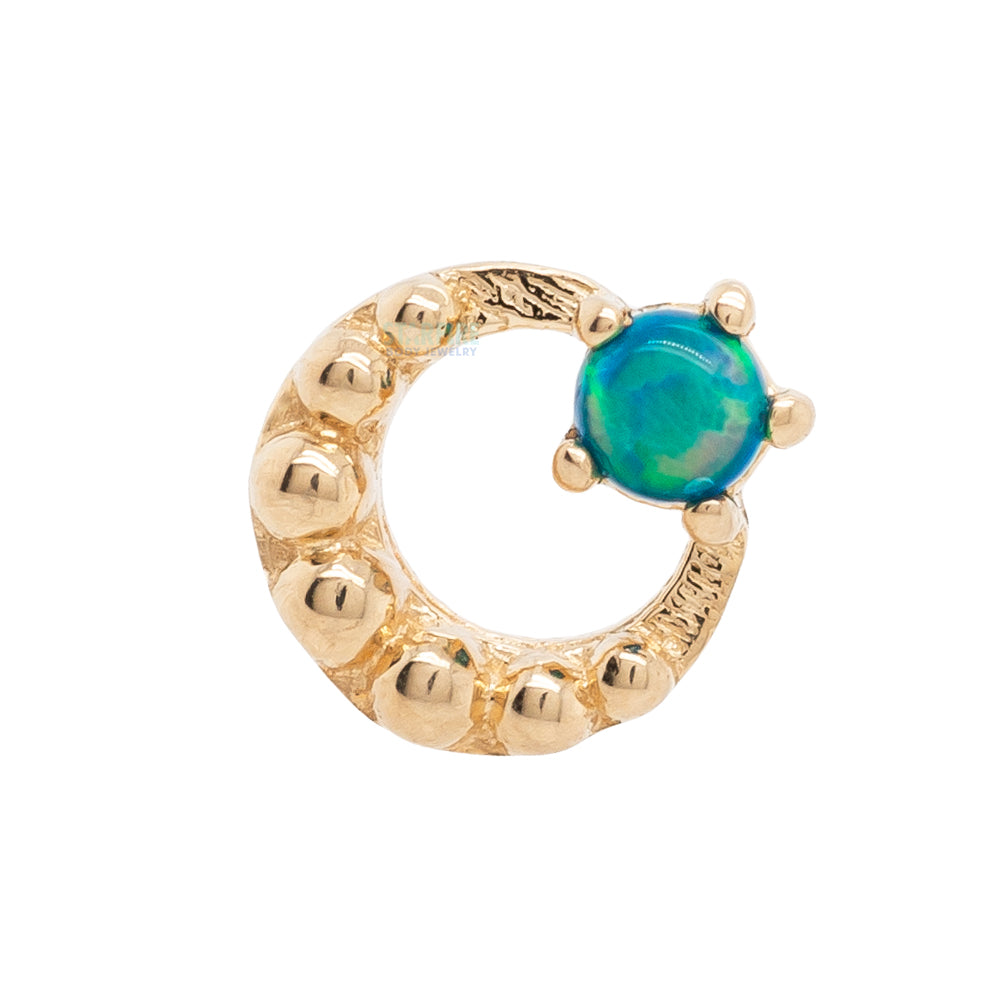 threadless: Bewitch Pin in Gold with Gemstone