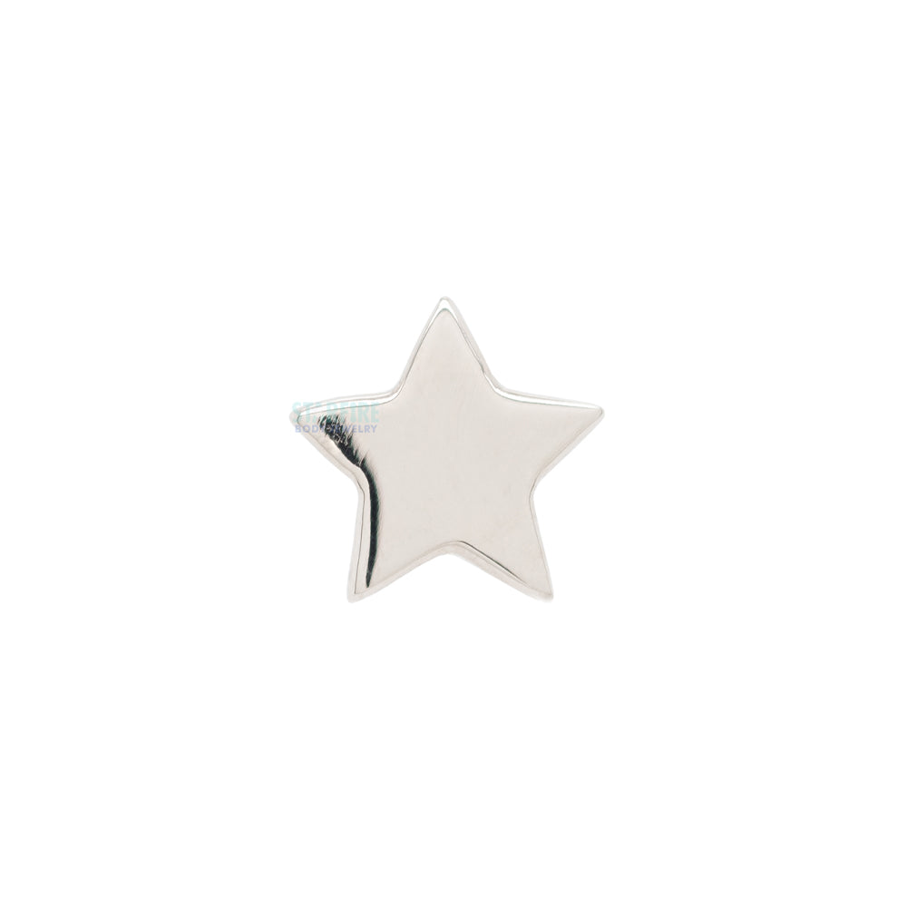 Star Threaded End in Gold & Platinum