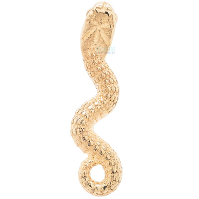 "Manasa" Snake Threaded End in Gold & Platinum