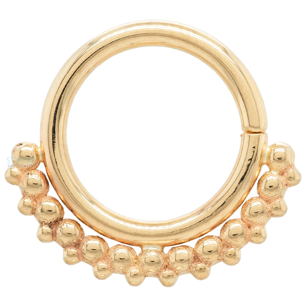 "Tazeen" Seam Ring in Gold