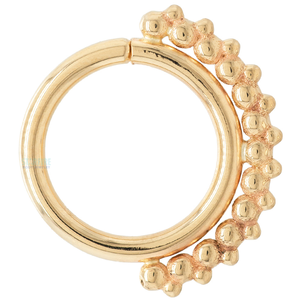 "Tazeen" Seam Ring in Gold