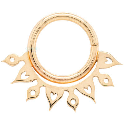 "Helios" Seam Ring in Gold